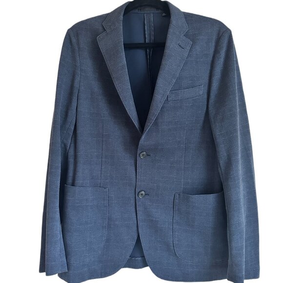 Uniqlo Unisex Blazer Blue Sz M - Picture 1 of 5